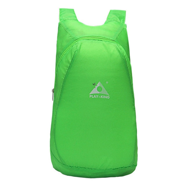 Foldable Pocket Backpack / Travel Bag 20L - Green - Folding Backpack - //