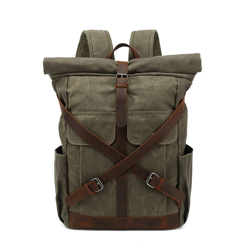 Urban X Waxed Canvas Travel Backpack - Backpack - //