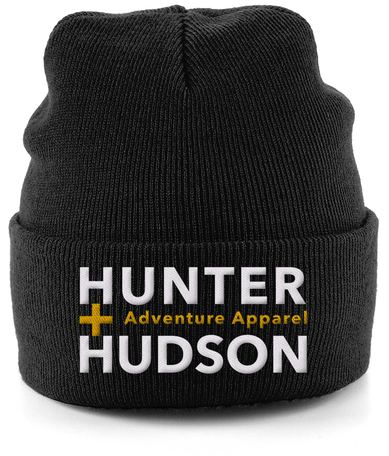 H+H Cuffed Beanie - Black - Beanie - Hunter + Hudson