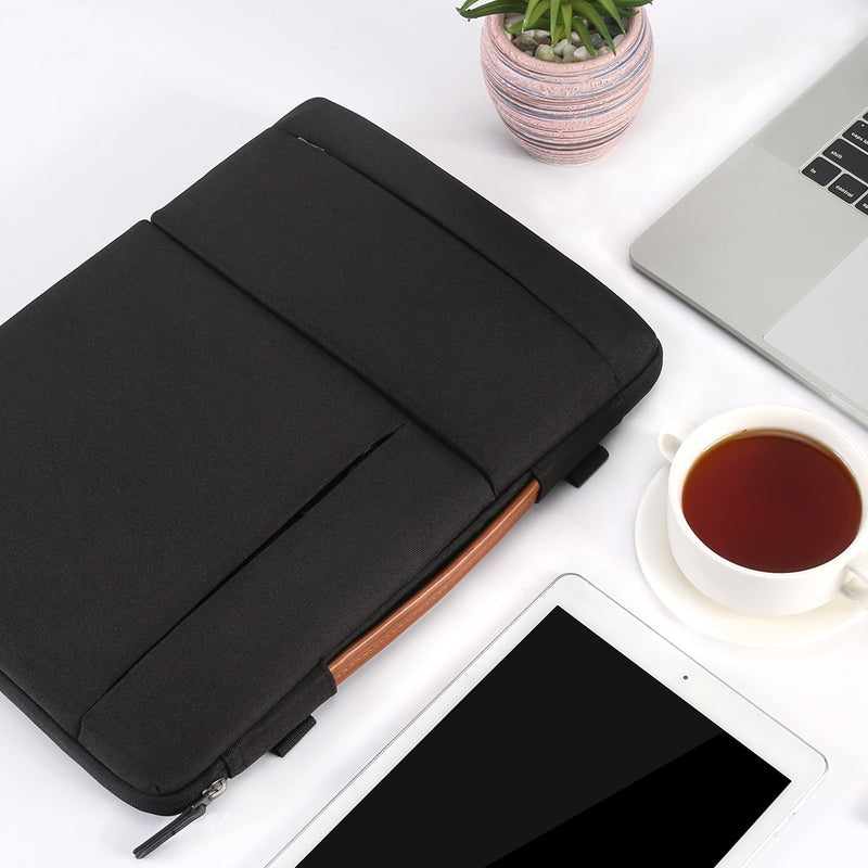 Multi use Strap Laptop Sleeve Bag With Handle For 10 13 14 15.6 17 Inch Notebook Shockproof Computer Bag Black Hunter Hudson