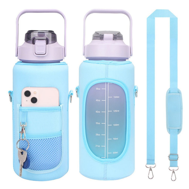 2L Water Bottle Covers Cellphone Holder Large Capacity Water Bottles Holder Bag Thermos Sleeve - Water Bottle Sleeve 1 - Water Bottle - Hunter + Hudson