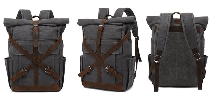 Urban X Waxed Canvas Travel Backpack - Backpack - //