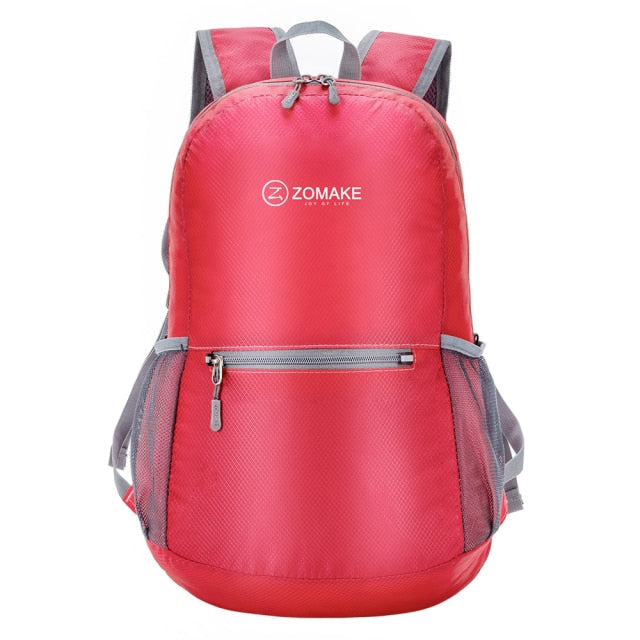 Ultra Lightweight Packable Backpack Small Water Resistant Travel Hiking - red - Backpack - //