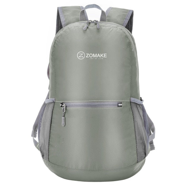 Ultra Lightweight Packable Backpack Small Water Resistant Travel Hiking - light grey - Backpack - //