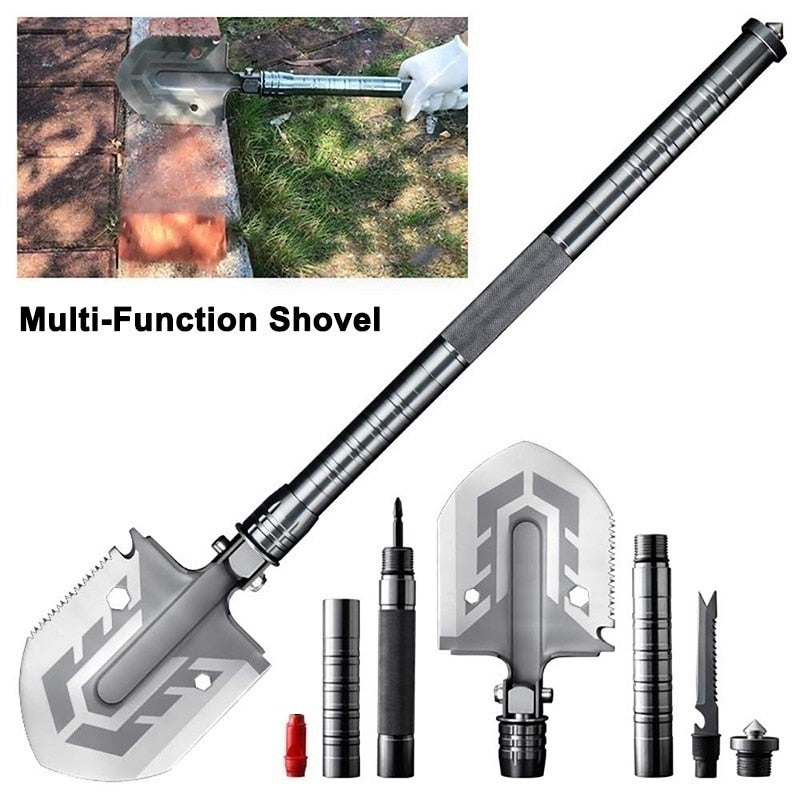 Multi-Purpose Folding & Extending Shovel - Multi-purpose Shovel - //
