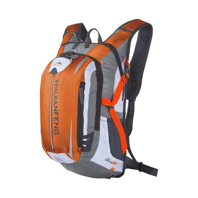 Waterproof Backpack With Hydration Pack Set 18L - Orange - Backpack - //