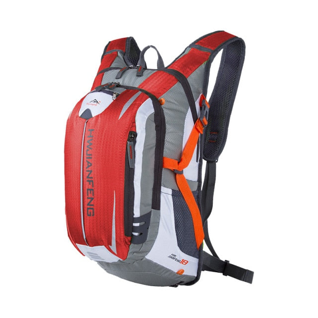 Waterproof Backpack With Hydration Pack Set 18L - Red - Backpack - //