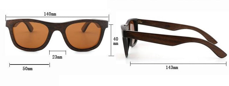 Polarized Bamboo Sunglasses - Sunglasses - //