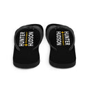 H+H Flip-Flops in Black - Flip Flops - Hunter + Hudson