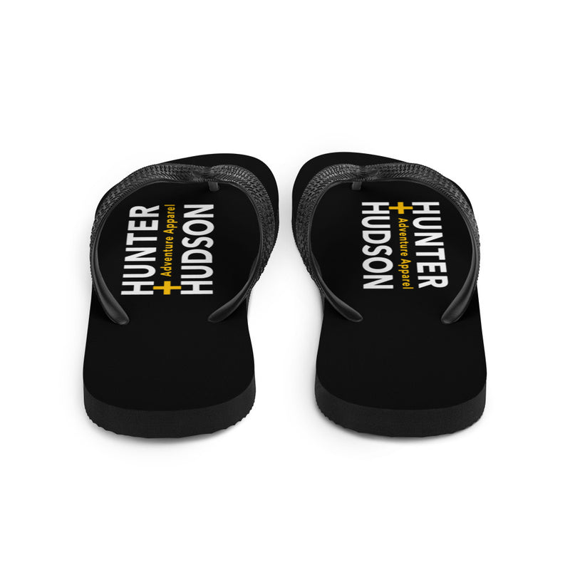 H+H Flip-Flops in Black - Flip Flops - Hunter + Hudson