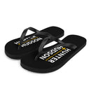 H+H Flip-Flops in Black - S - Flip Flops - Hunter + Hudson