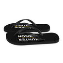 H+H Flip-Flops in Black - Flip Flops - Hunter + Hudson